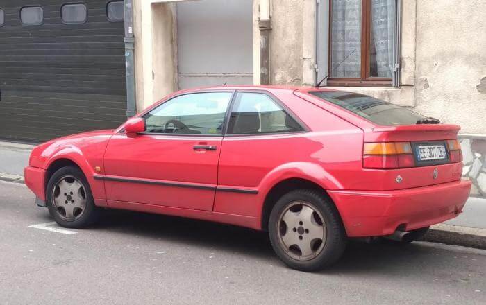 roter VW Corrado Oldtimer